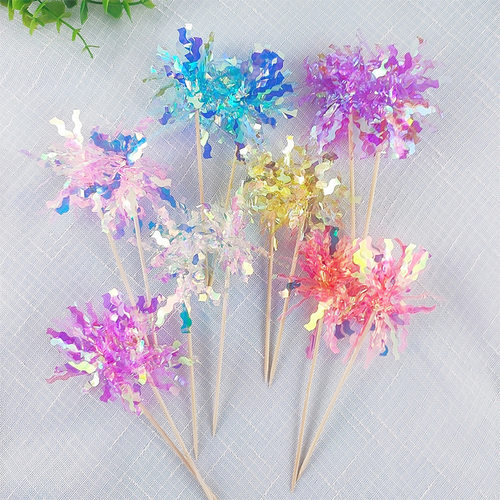 韩国ins风流苏炫彩雨丝礼花插件