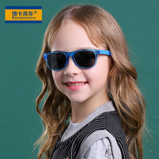 墨镜潮 儿童太阳镜女童偏光小孩TR90眼镜防紫外线眼睛男童宝宝时尚