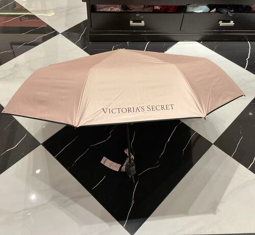 维多利亚的秘密正品vs维密遮阳伞两用雨伞粉色折叠伞防晒现货