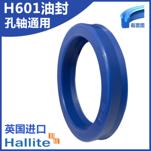 进口Hallite赫莱特601油封密封圈50 10N液压油缸进口 100