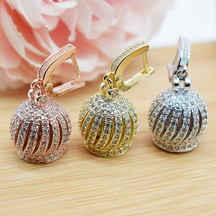 耳线 耳钉 新潮女款 925银皇冠耳环吊坠