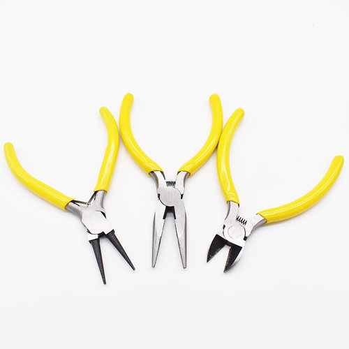 多功能饰品钳子圆嘴钳子斜嘴钳扁嘴钳五金工具钳（铜丝专用钳子）