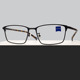 商务纯钛全框轻质休闲百搭近视镜架 ZEISS蔡司眼镜框ZS22118LB男士