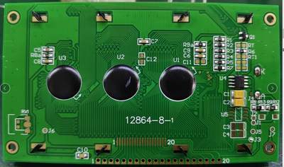 LCD12864液晶屏 12864液晶模块 不带字库 蓝白屏5V 113x65mm 0107