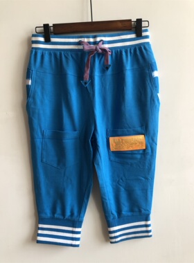 (100元5件)CR*Z清仓CDH2QZ0297春夏收口七分裤休闲裤NO退NO换