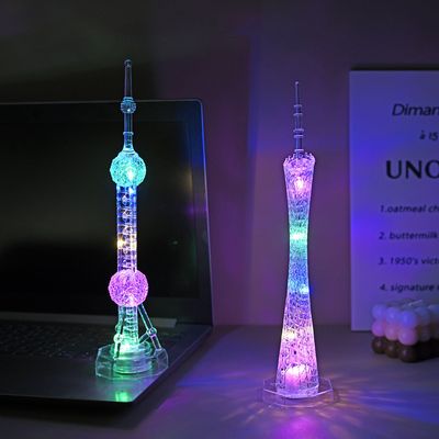 广州塔亮灯纪念品小蛮腰模型摆件