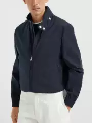 [Old Money Style Bc Edition] Custom Fabric Spring and Autumn New Men's Business Casual Stand-Collar Jacket