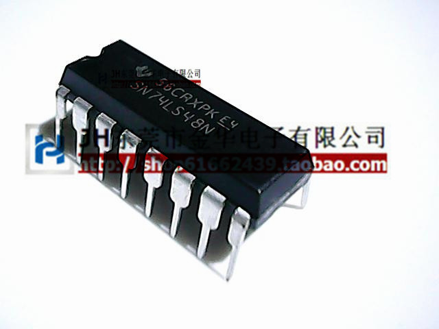 全新SN74LS48N DIP-16 直插 译码器驱动器 与HD74LS48P一样用