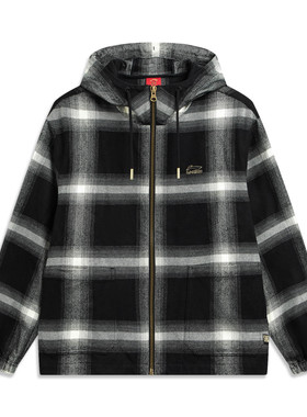 Lining/李宁冬季新款日进斗金系列男子户外宽松休闲外套AFDW137