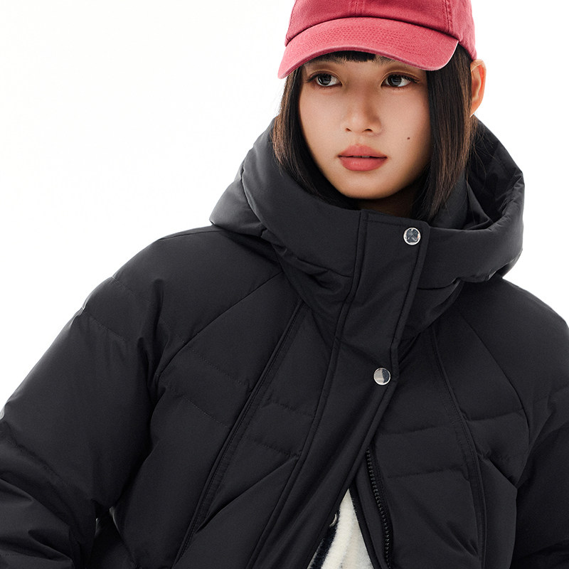 安踏综训防泼水女防风保暖羽绒服