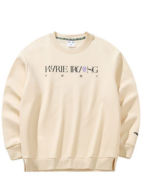 安踏男女款户外加绒运动套头卫衣