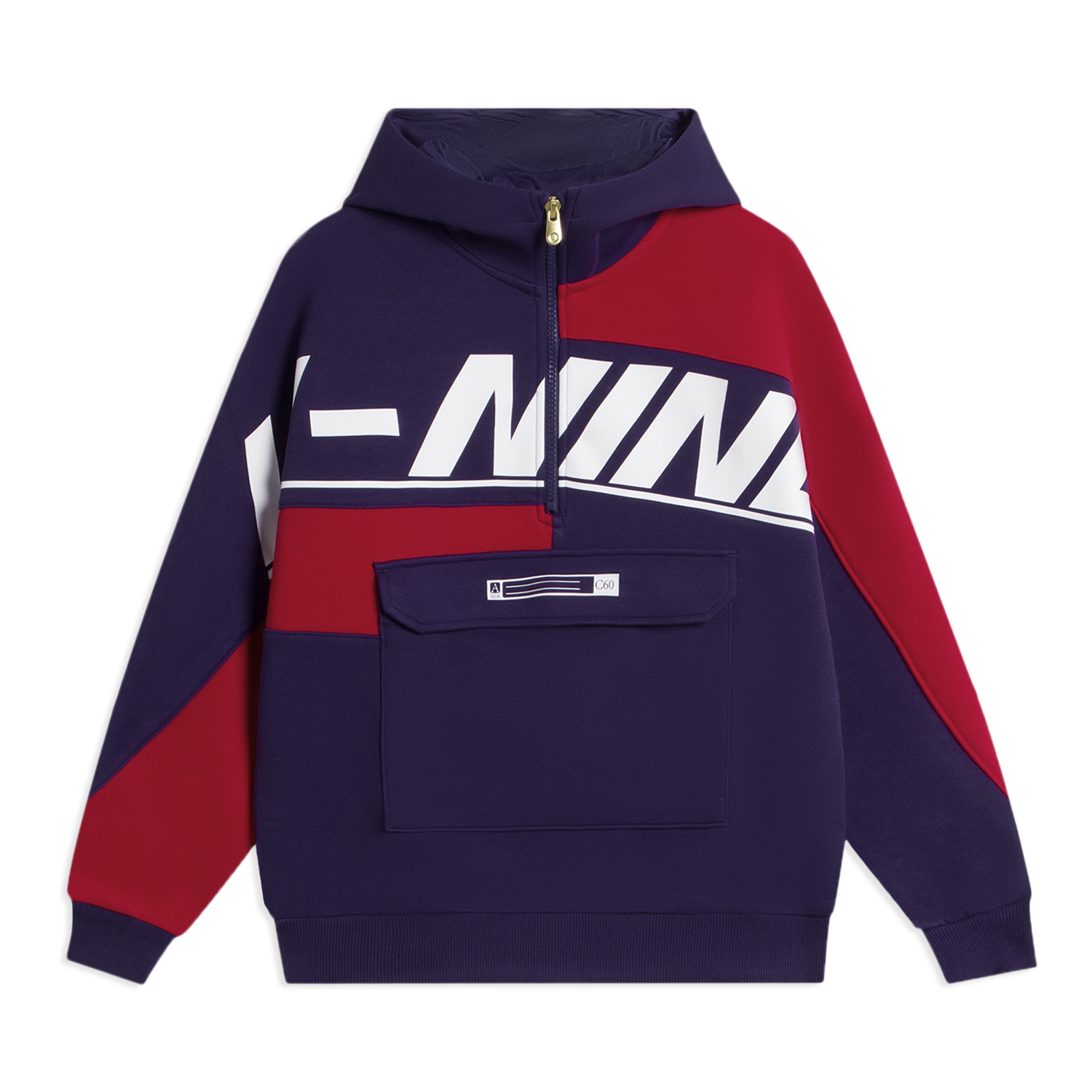 李宁春秋儿童舒适柔软运动卫衣