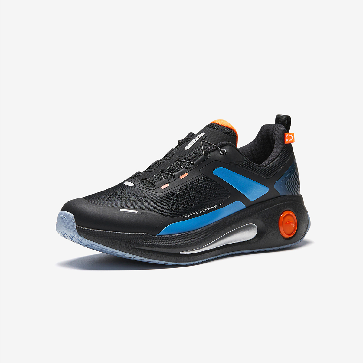 安踏冬季新款舒适智行男大童跑鞋