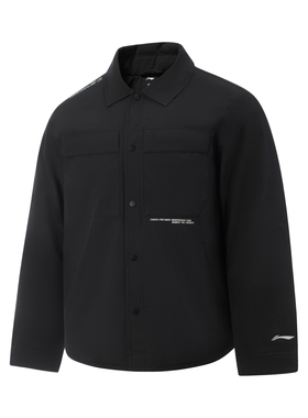 Lining/李宁冬季新款CF溯｜男子户外防泼水保暖宽松羽绒服AYMV163