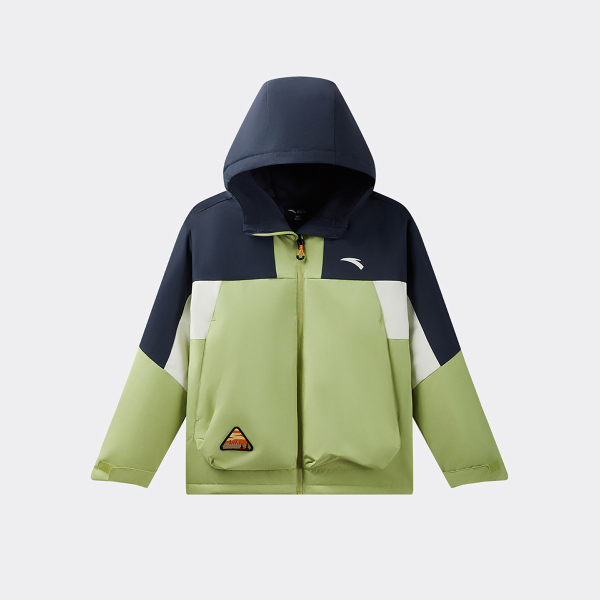 安踏户外系列男大童保暖运动棉服