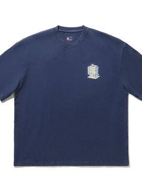 中国李宁X Phil Hackett联名系列男女同款宽松短袖文化衫AHSU199