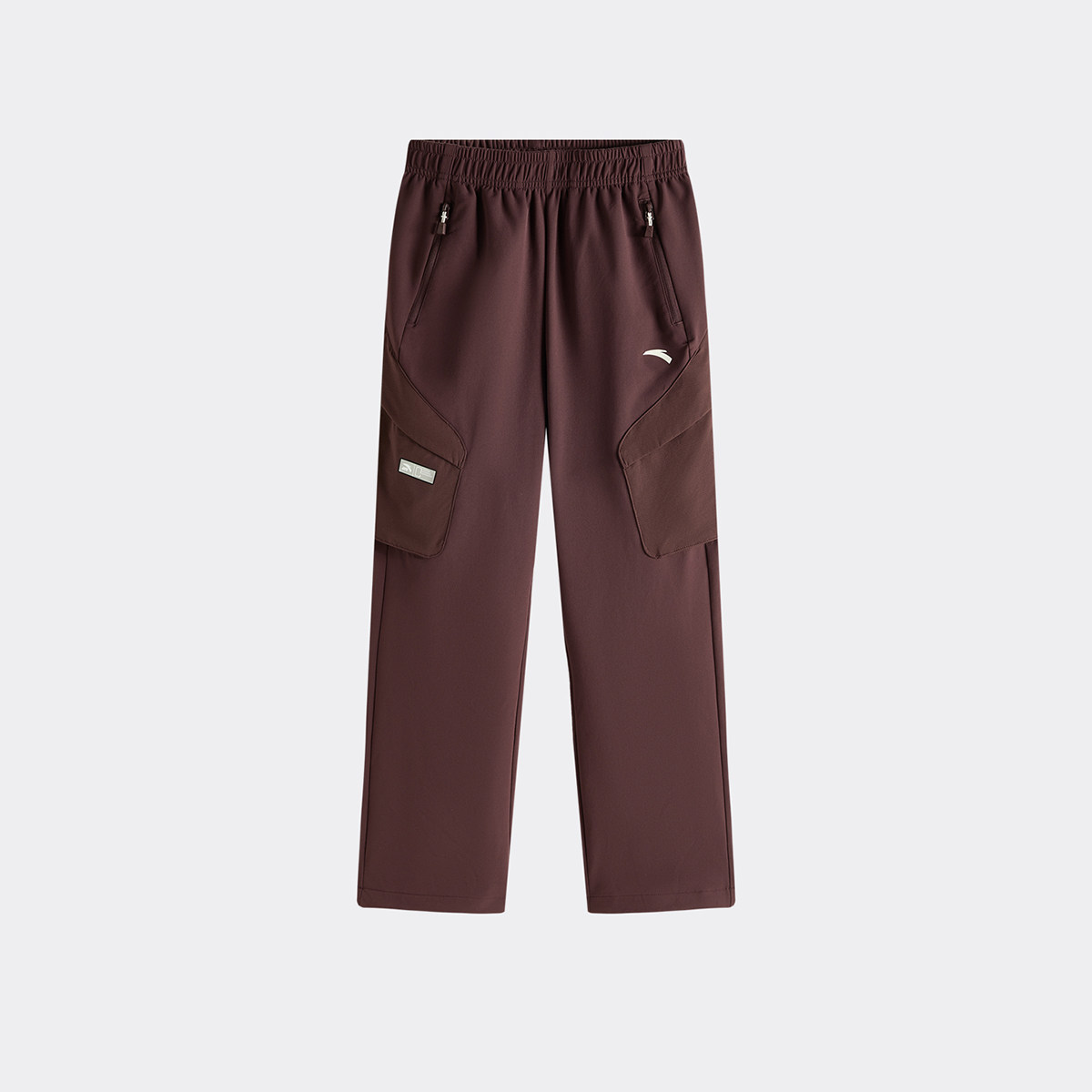 ANTA/安踏冬季新款女大童户外时尚休闲加绒梭织运动长裤T62616502