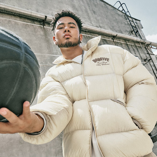 李宁反伍男子立领保暖短款羽绒服