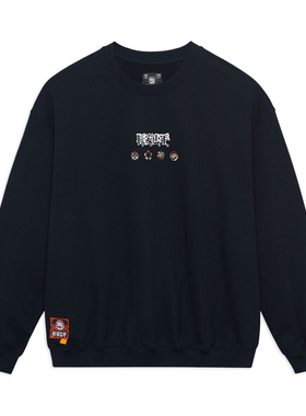 中国李宁BADFIVE篮球反伍长安少年西安限定男子套头衫卫衣AWDSI47