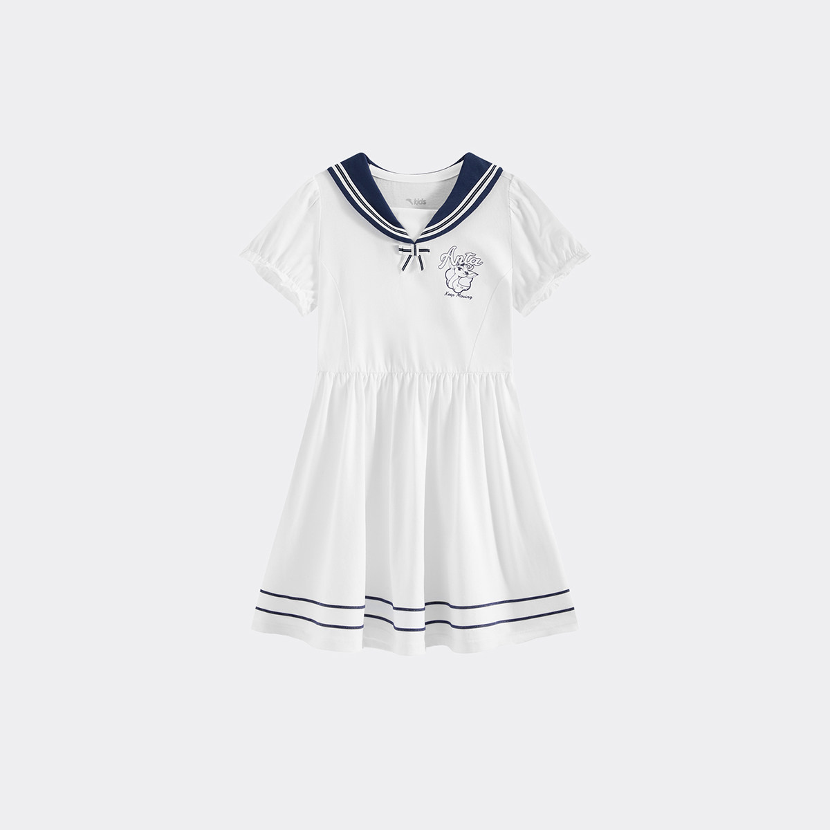 安踏小鹿斑比女小童针织连衣裙