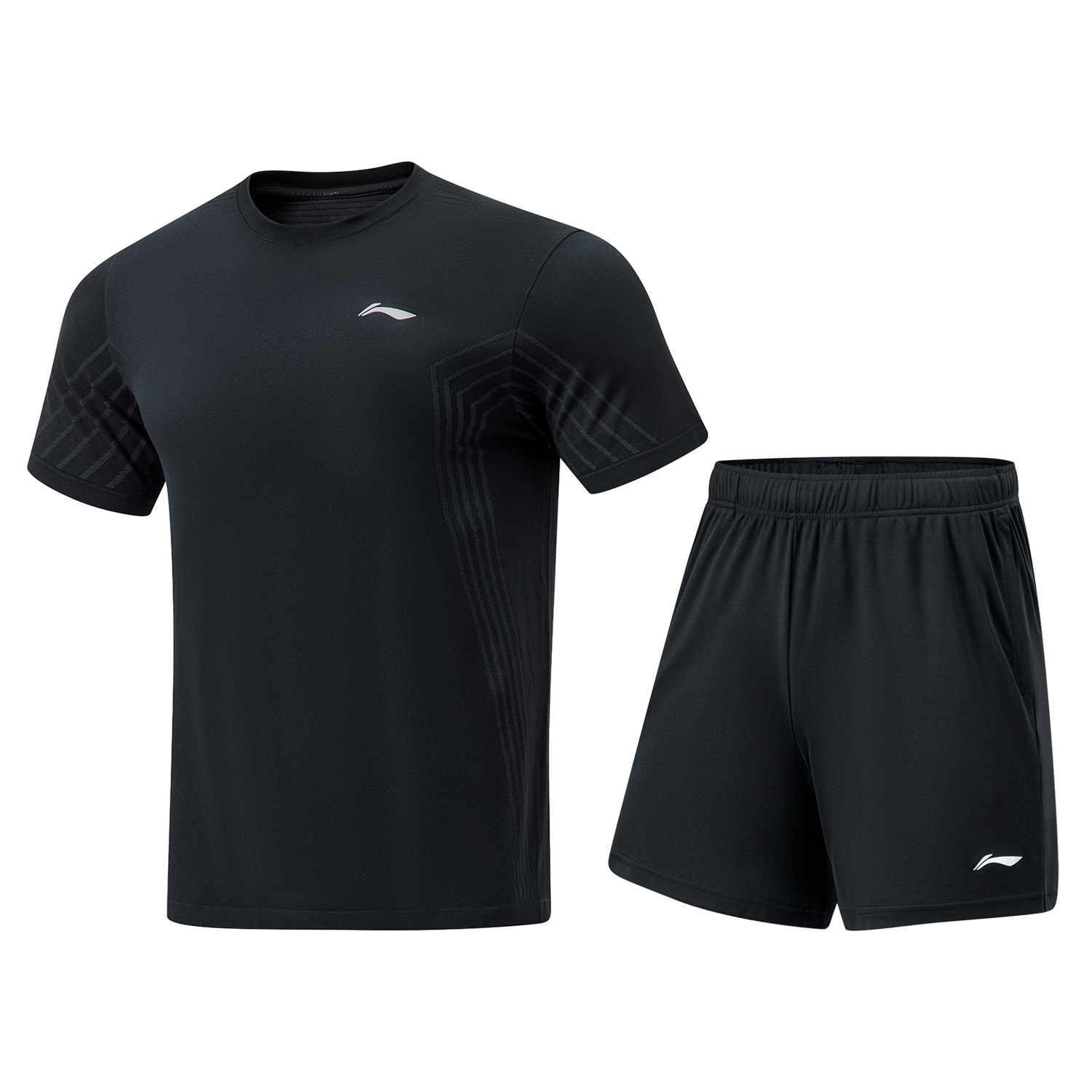 李宁速干乒乓球套装比赛运动服