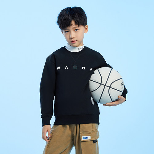 李宁韦德春秋男款套头运动卫衣