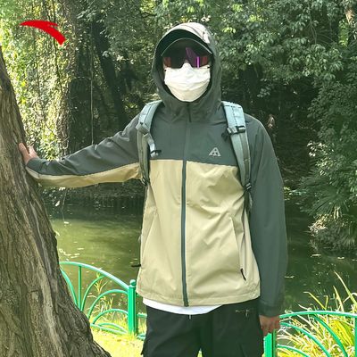 安踏冬季男子户外时尚运动冲锋衣