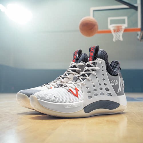 李宁音速7男子减震高帮篮球鞋