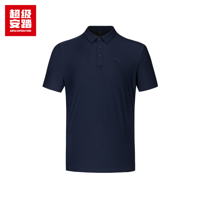 安踏大师领POLO冰肤透气短袖T恤