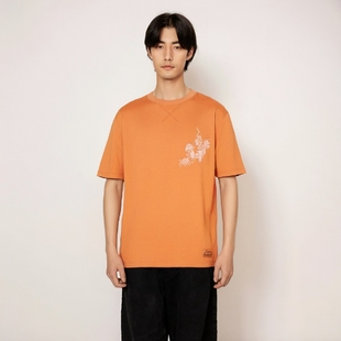 文化衫 中国李宁正品 短袖 男女同款 AHSQ669 印花X故宫宝蕴楼联名款