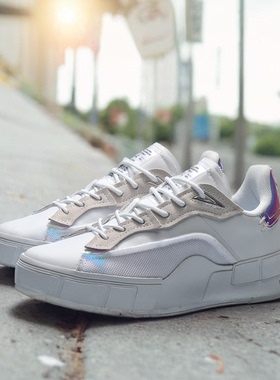 中国李宁CF Contrarian女子经典休闲鞋低帮减震舒适运动鞋AGCQ186