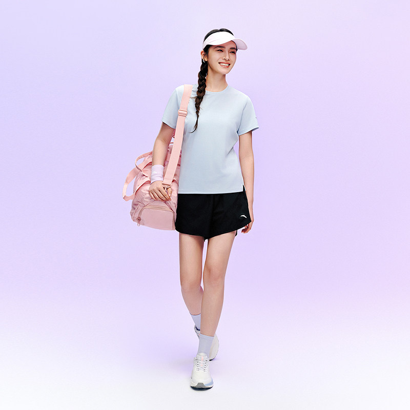 ANTA/安踏女子运动短袖短裤套装