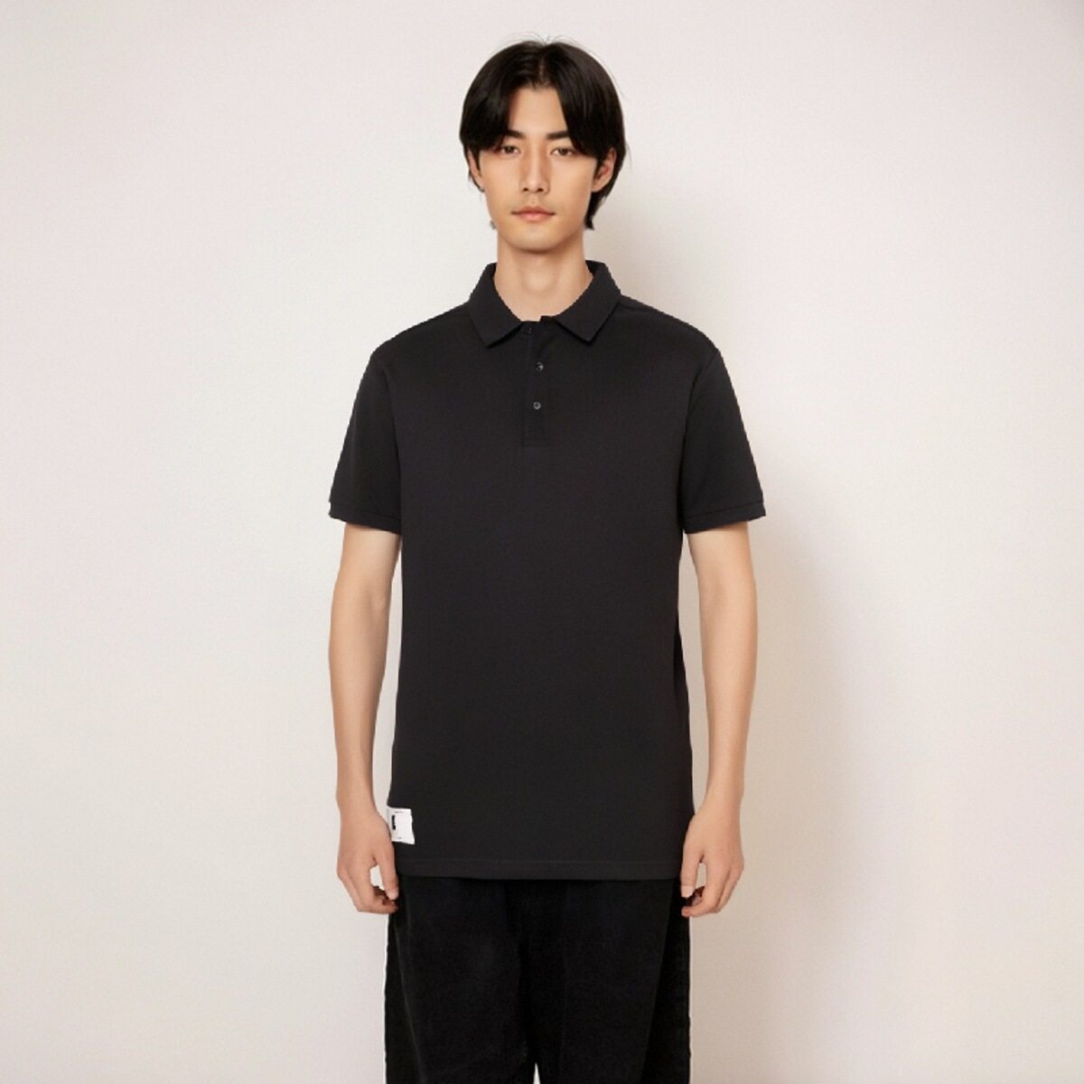 李宁男子休闲POLO衫运动透气短袖