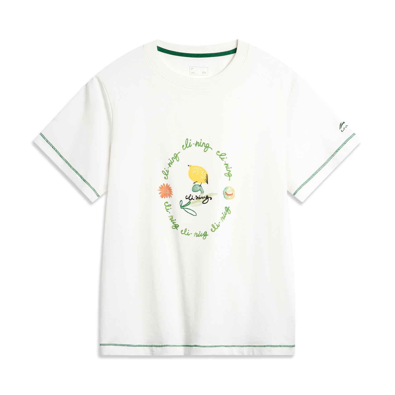 李宁中国文化系列女子短袖文化衫