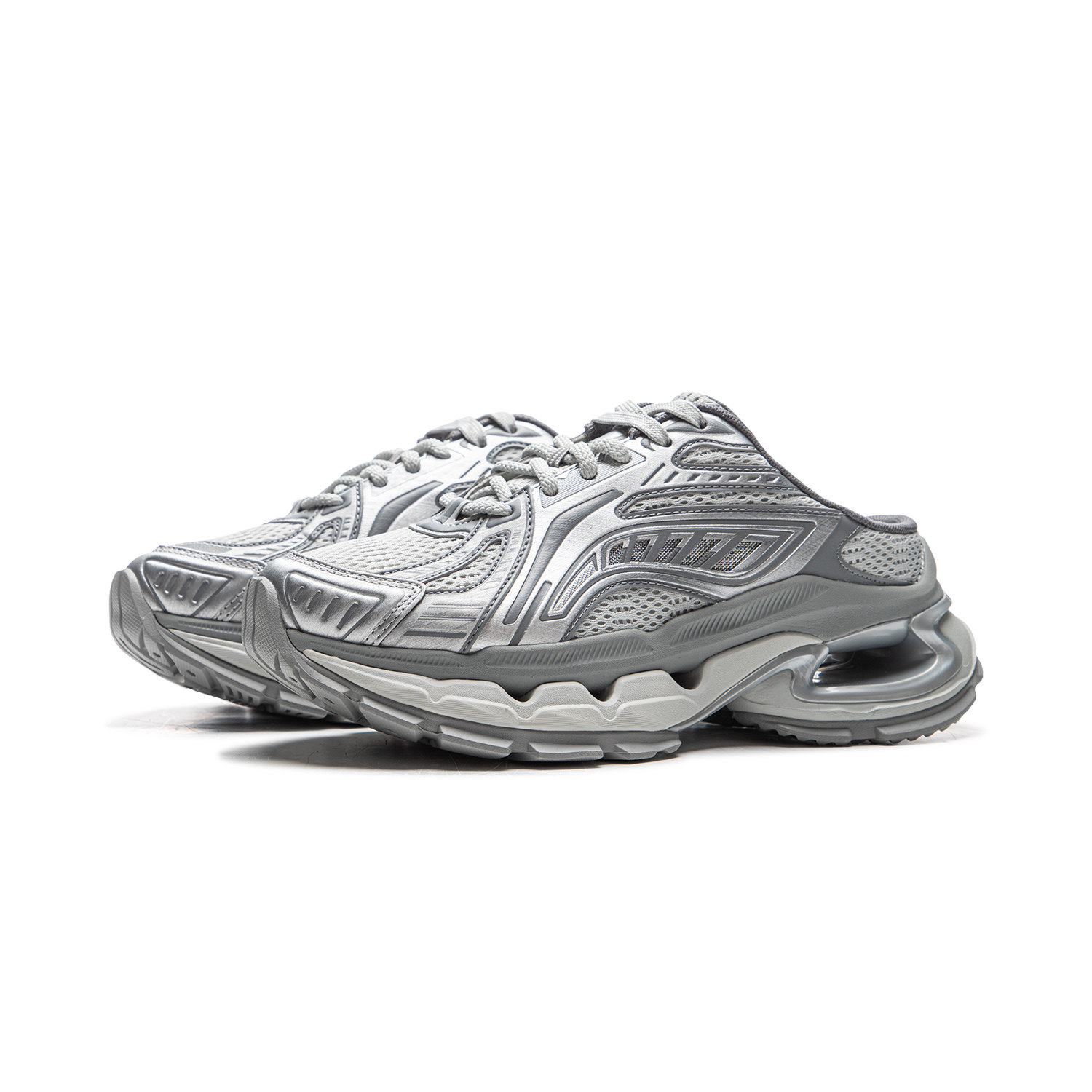 中国李宁女子厚底一脚蹬反光回弹潮流减震耐磨百搭运动鞋AZGU184,运动鞋new,运动休闲鞋,淘宝优惠券,粉丝福利购,淘宝优惠卷