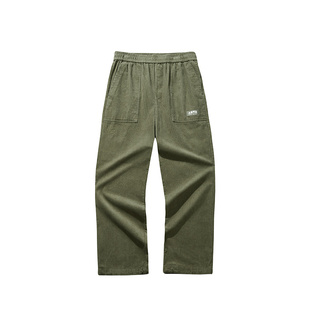 ANTA/安踏秋季新款滑板文化男女同款户外梭织休闲长裤172448503