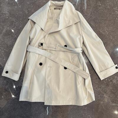 叠领自然的馈赠风衣外套设计感