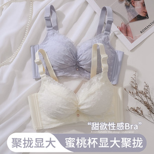 内衣女士聚拢小胸加厚显胸大收副乳防下垂上托2025新款 文胸罩 爆款