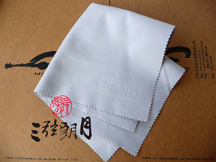 三弦朗月 乐器擦琴布 适合吉他 提琴 钢琴 管乐 民族乐器(大号)