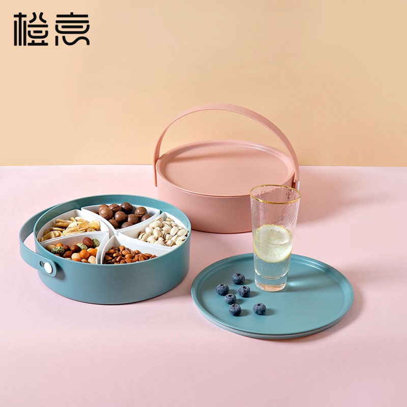 Orange. nut Dried fruit tray originality household a living room tea table Fruit plate With cover Candy dish snacks storage boxin the Tableware , Tableware , Fruit bowl/Fruit plate/Hamper  category - from Buy2taobao.com to provide professional Taobao agent buy service