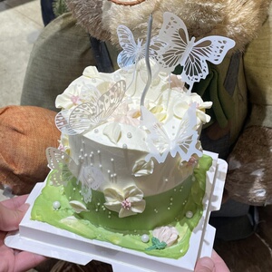 幻彩透明蝴蝶插件女王节妇女节