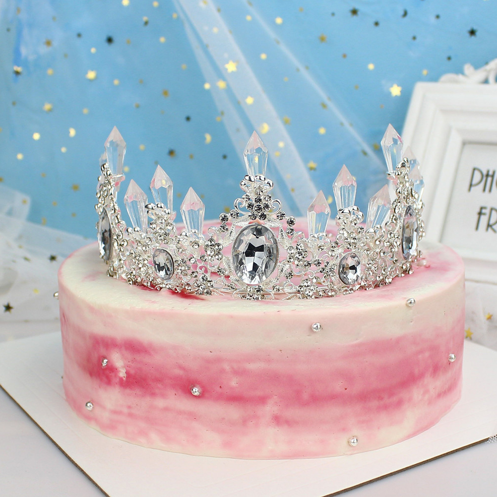 烘焙蛋糕装饰摆件女神生日奢华皇冠新款潮流指标多用途可做发饰