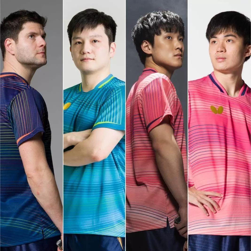 2025新蝴蝶乒乓球服BWH-847樊振东张继科同款短袖速干透气运动服