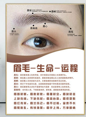 眉毛纹眉纹绣美甲美睫眉运图片