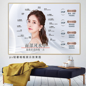 面部风水学海报微整壁画医美广告黄金比例宣传画祛皱图片抗衰挂画