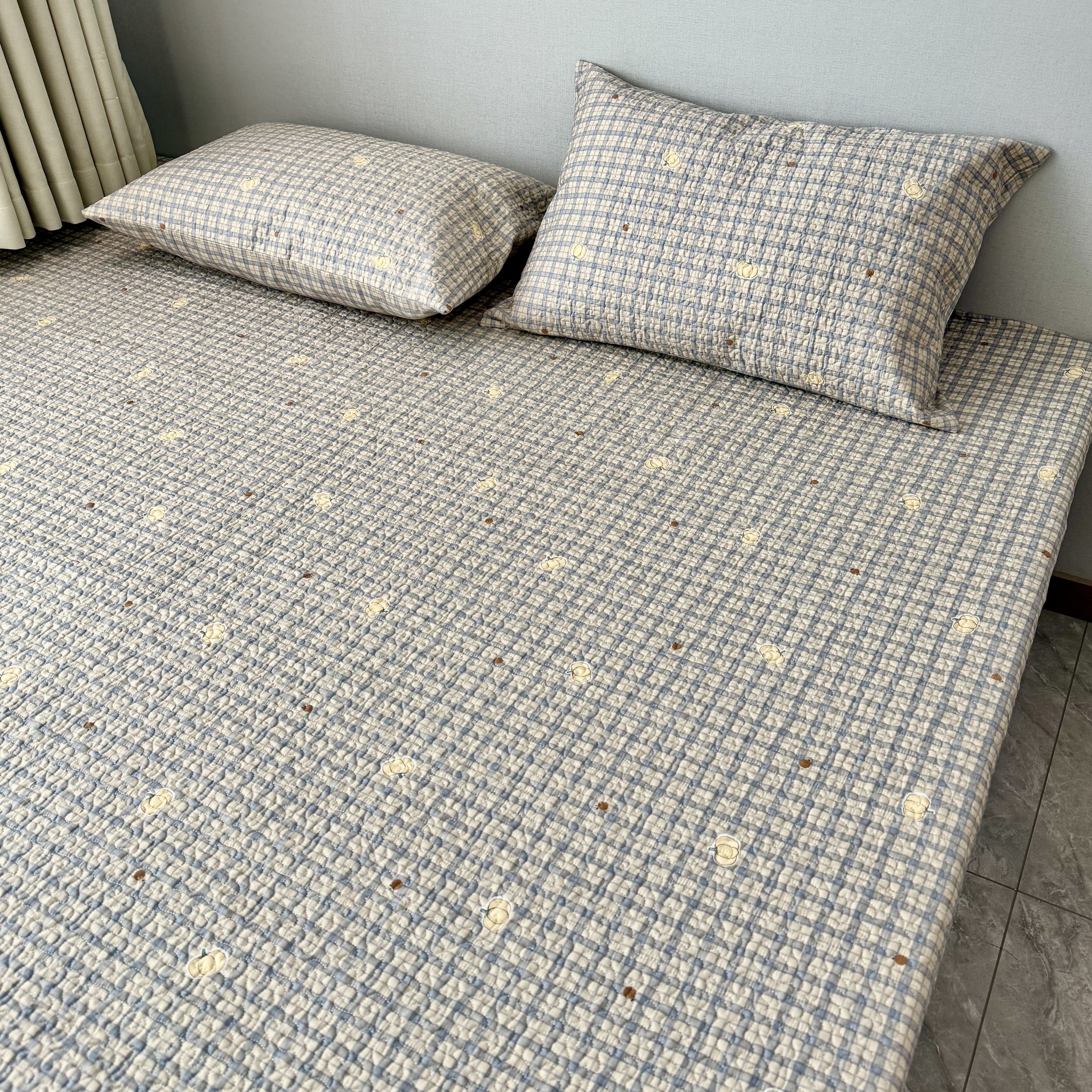 2025新款A面全棉绗缝床盖大尺寸榻榻米专用舒适柔软可机洗水洗