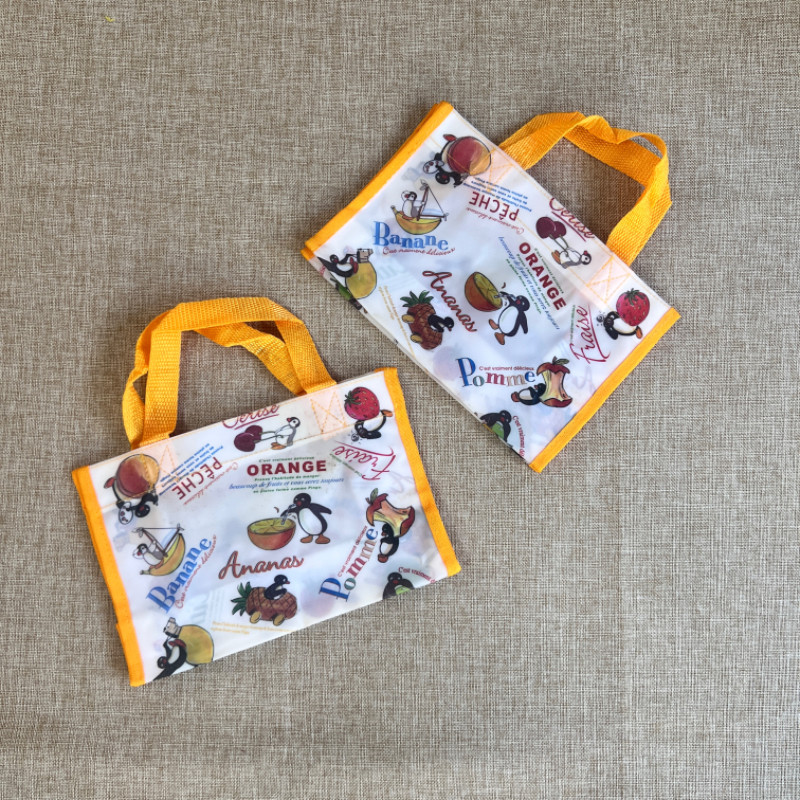 卡通手提袋小号防水洗漱包可爱礼品袋笔袋手拎袋字现货21*14*8