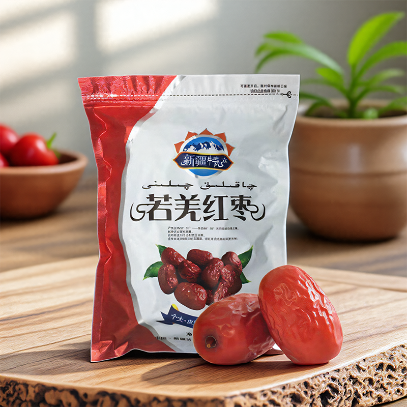 新疆一级若羌灰枣新鲜袋装精选干枣熬粥泡茶即食免洗500g大枣子干