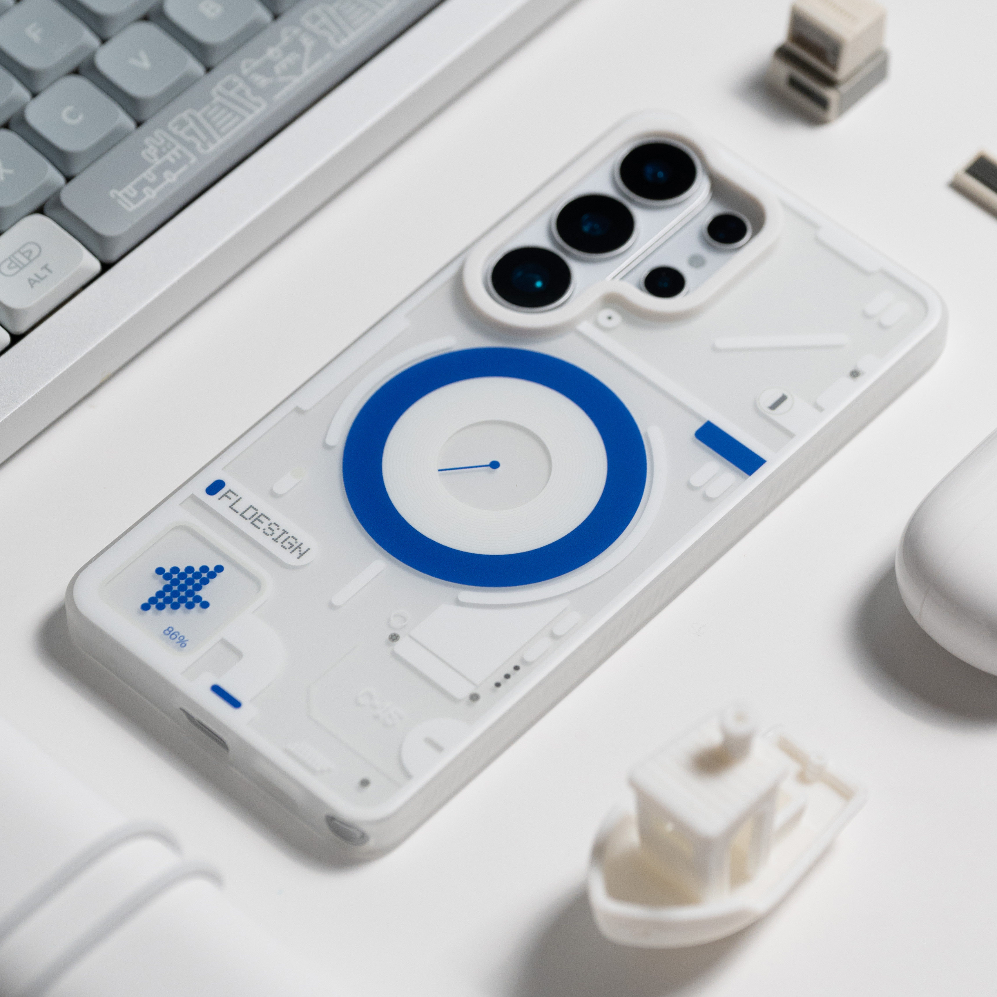 适配三星S26Ultra原创科技风双层IMD磁吸手机壳