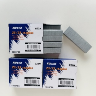 包邮 23订书针厚层订书机用高强镀锌优质金属制造可订210张10盒